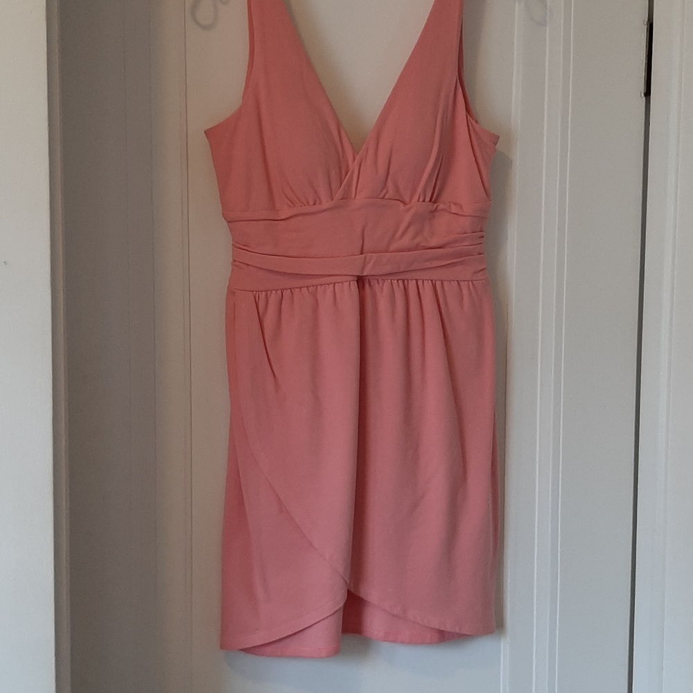 Light Pink Tulip Hem Dress